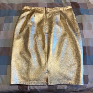 Metallic Gold Skirt